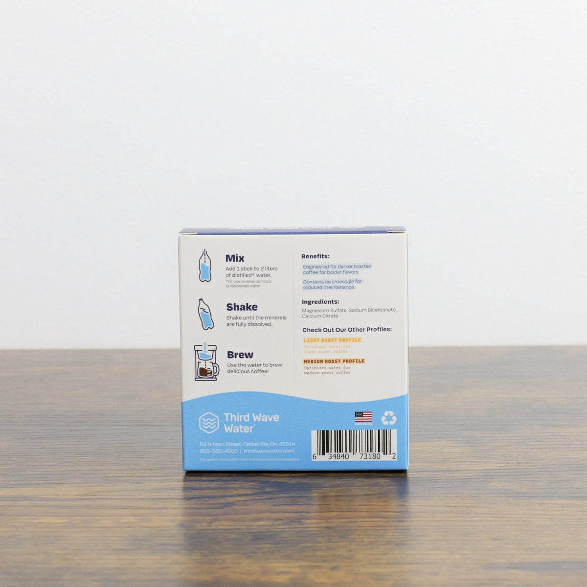 Third Wave Water for dark roast coffee.